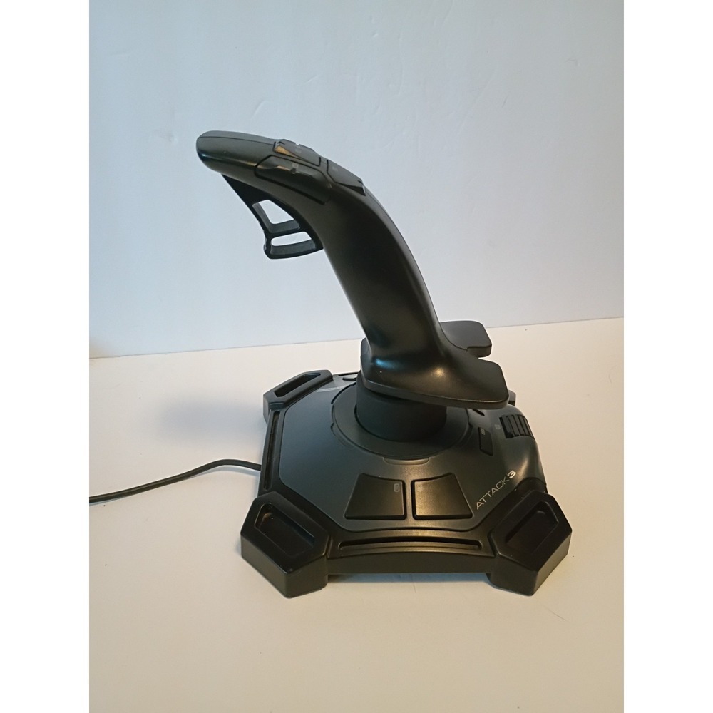 Logitech Attack 3 Joystick ATK3 Flight Stick Control USB PC Controller
